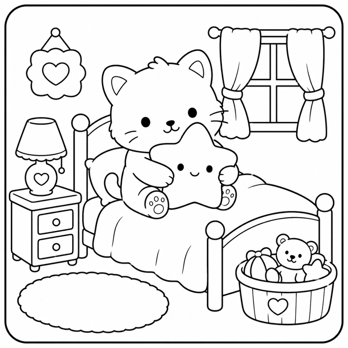 Guide on choosing a color palette for the Cozy Cat Coloring Book with tips and inspiration for coloring.