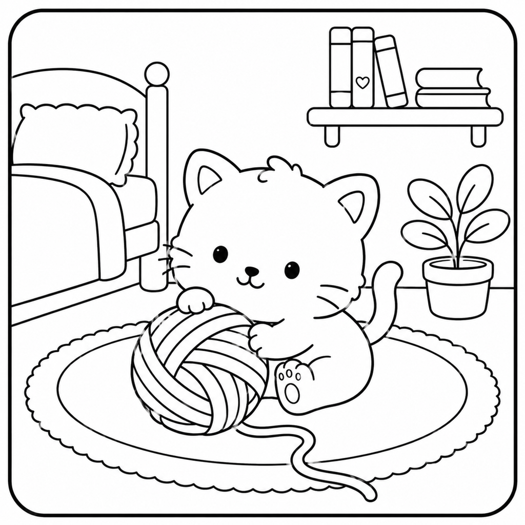 Guide on choosing a color palette for the Cozy Cat Coloring Book with tips and inspiration for coloring.