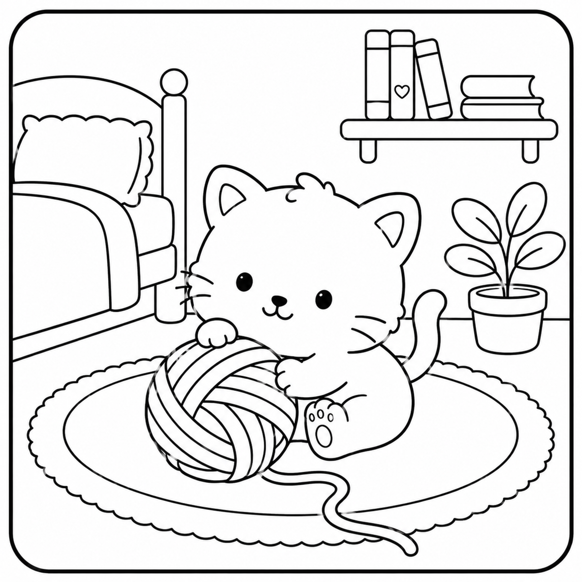 Guide on choosing a color palette for the Cozy Cat Coloring Book with tips and inspiration for coloring.