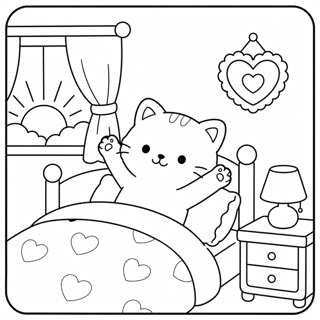 Guide on choosing a color palette for the Cozy Cat Coloring Book with tips and inspiration for coloring.