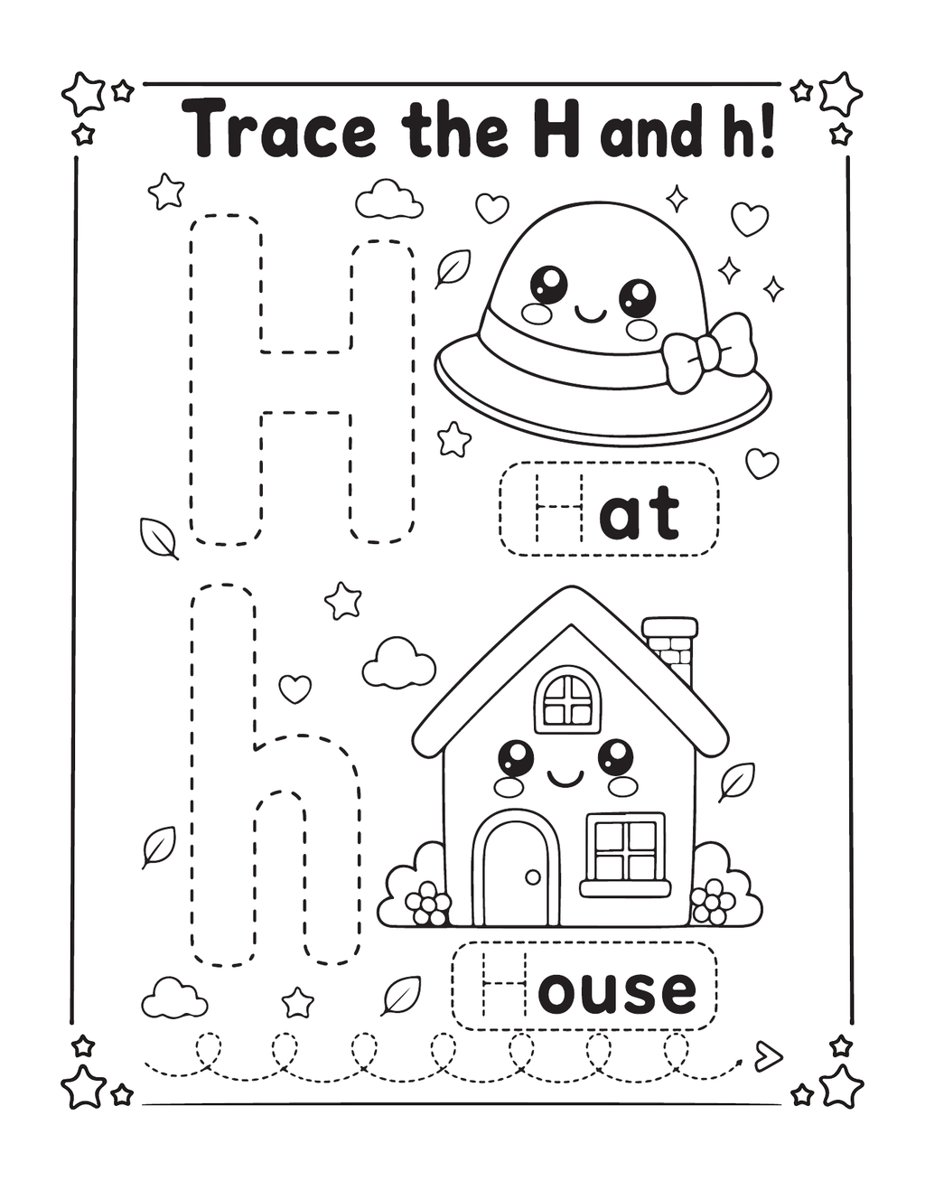 Alphabet Training Activity Book for Kids – Printable PDF (53 Pages)
