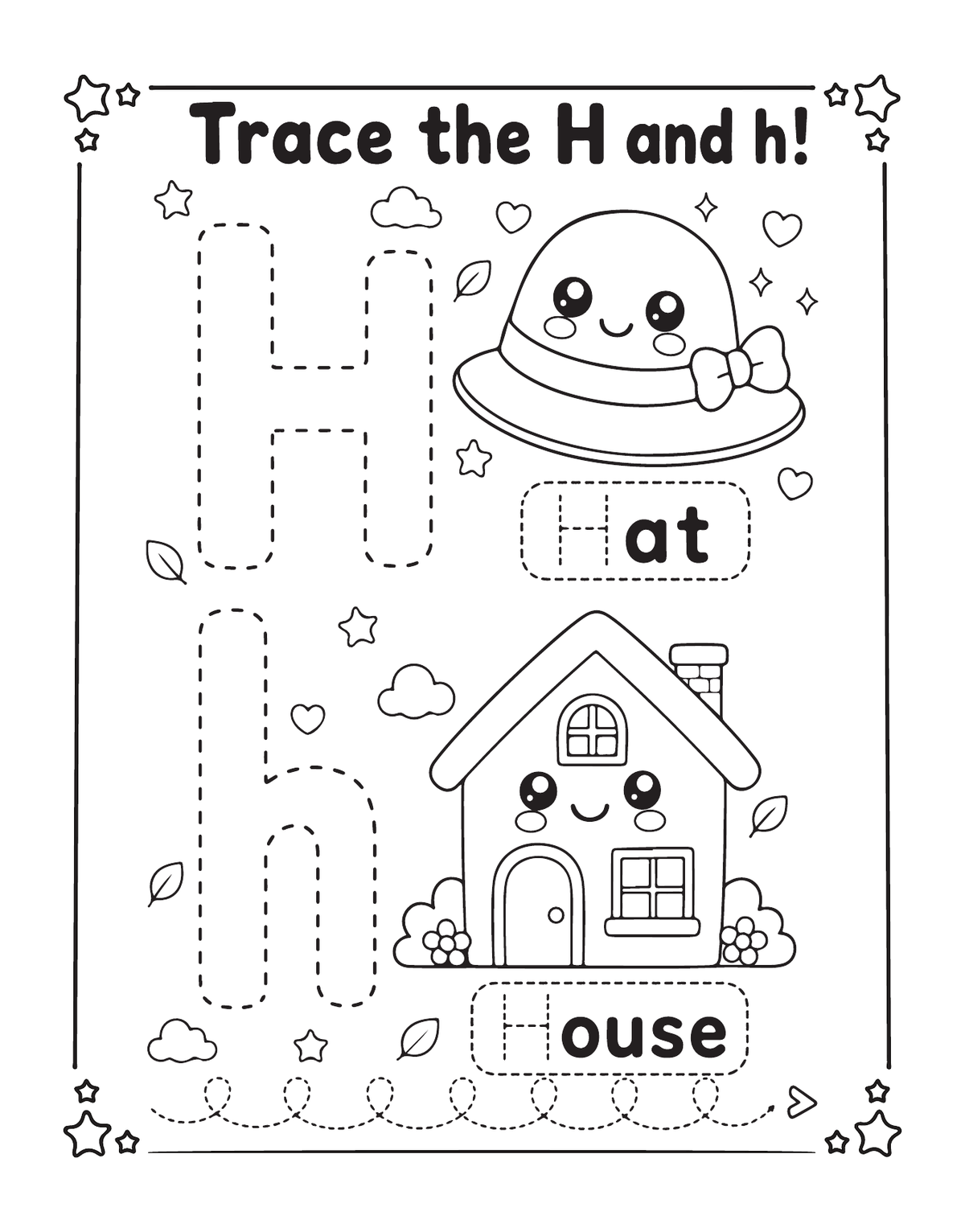 Alphabet Training Activity Book for Kids – Printable PDF (53 Pages)