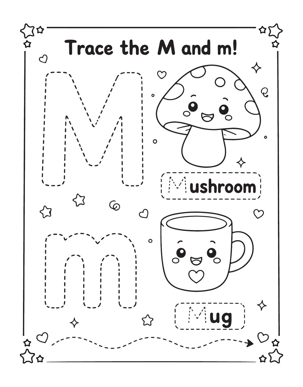 Alphabet Training Activity Book for Kids – Printable PDF (53 Pages)