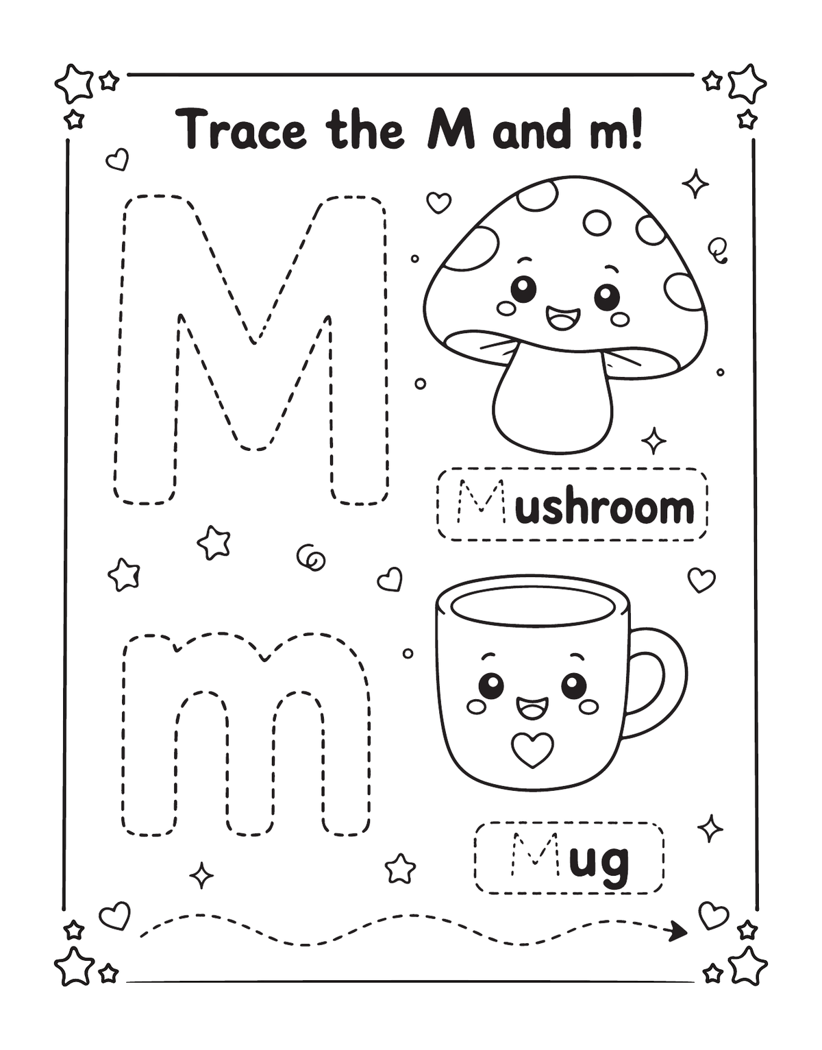 Alphabet Training Activity Book for Kids – Printable PDF (53 Pages)